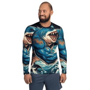 anthropomorphic shark warrior tide breaker